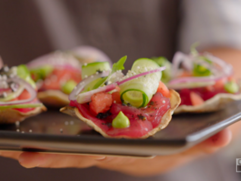 tuna tostada