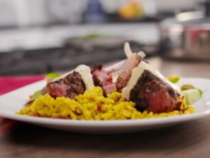 Image of Royal Prestige Coffee Rubbed Lamb article