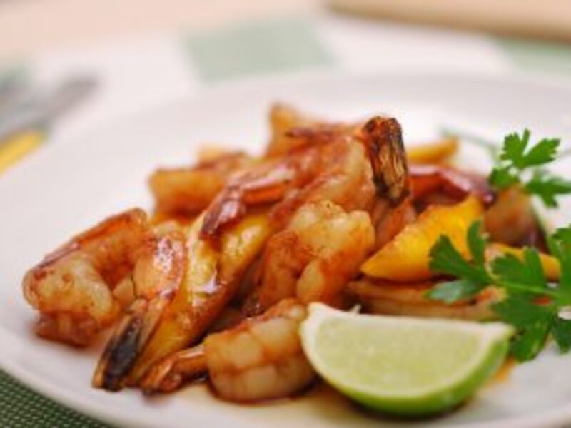 Image of Rum Glazed Shrimp article