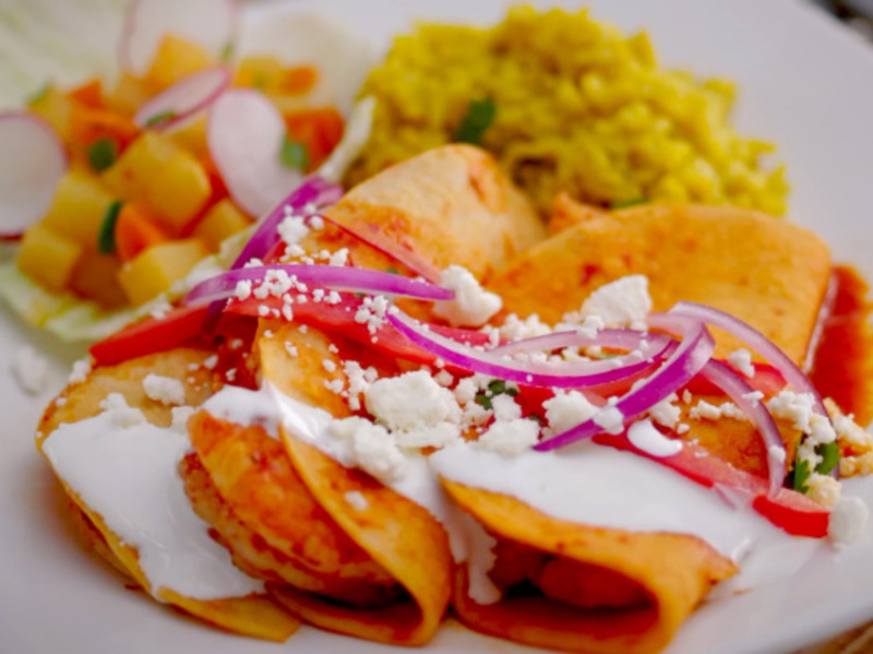 Image of Royal Prestige Shrimp Red Enchiladas article