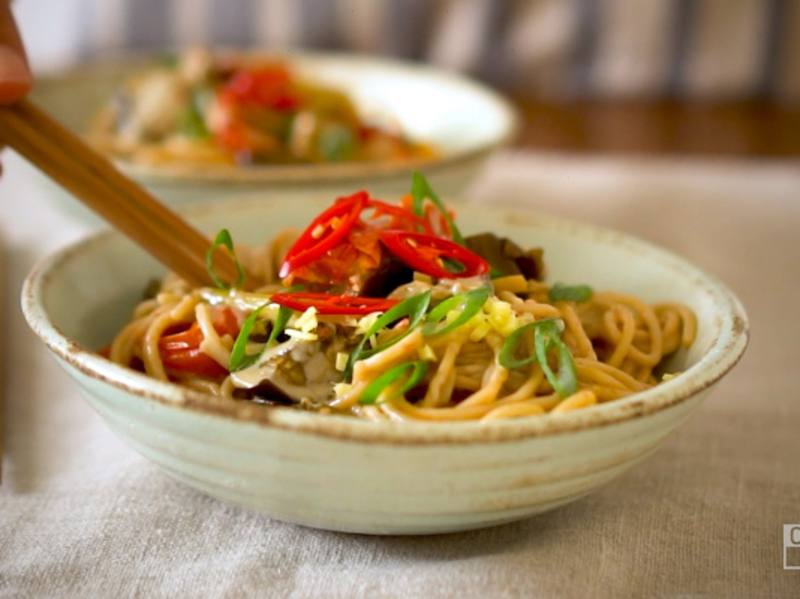 Image of Asian-inspired Veggie Spaghetti article