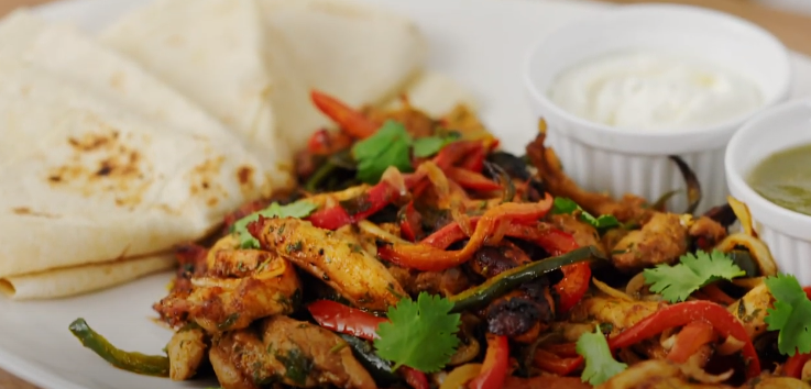 Mazola Baked Chicken Fajitas