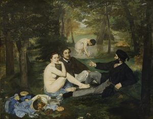 Luncheon on the Grass by Edouard Manet via Wikicommons