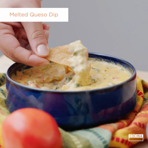 Tortilla Chips Article - Melted Queso Dip