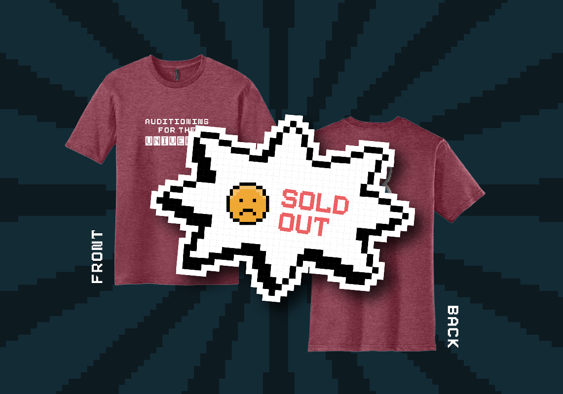 Mediocre Bunny Graphic T-shirt - Heathered Cardinal