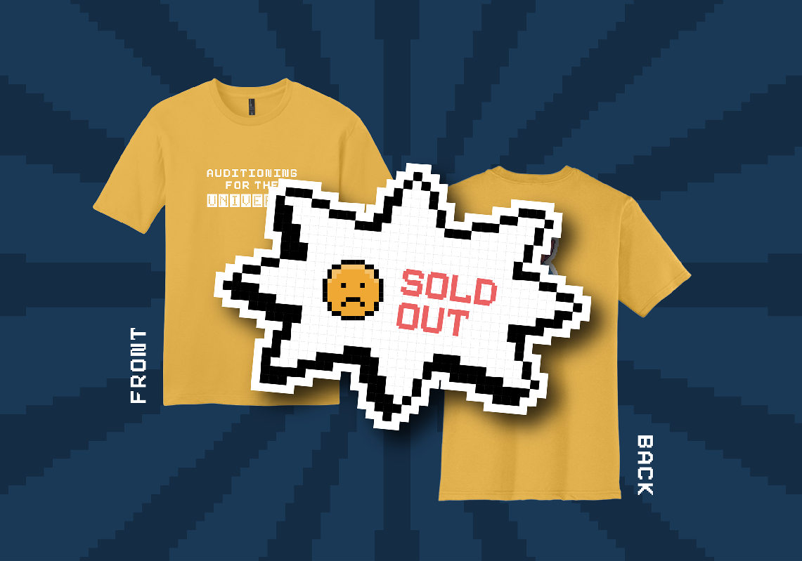 Mediocre Bunny Graphic T-shirt - Heathered Navy